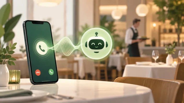 IA que responde llamadas: cómo funciona en un restaurante