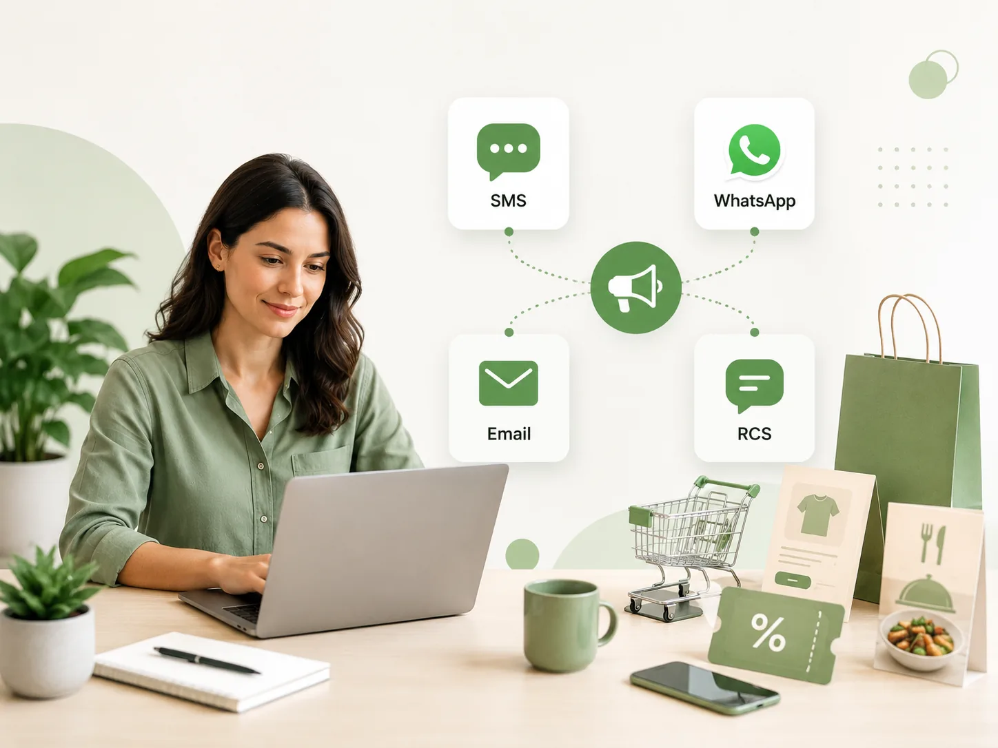 Campañas SMS marketing para ecommerce retail y restaurantes
