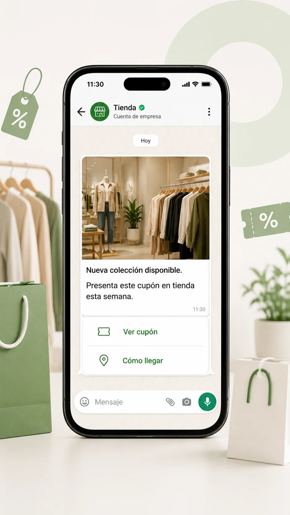 Campañas para retail con SMS WhatsApp y cupones para tiendas
