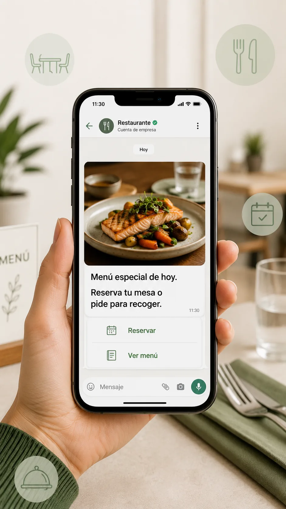 Campañas para restaurantes con SMS WhatsApp reservas y promociones