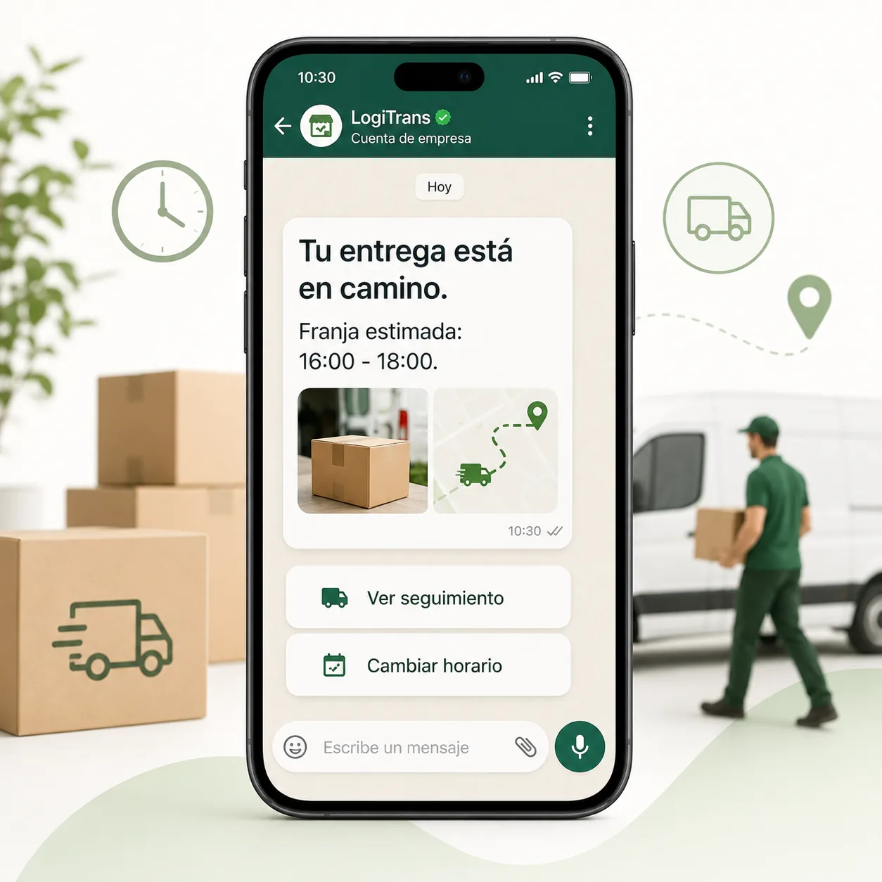 SMS para logística y notificaciones de entrega SMS