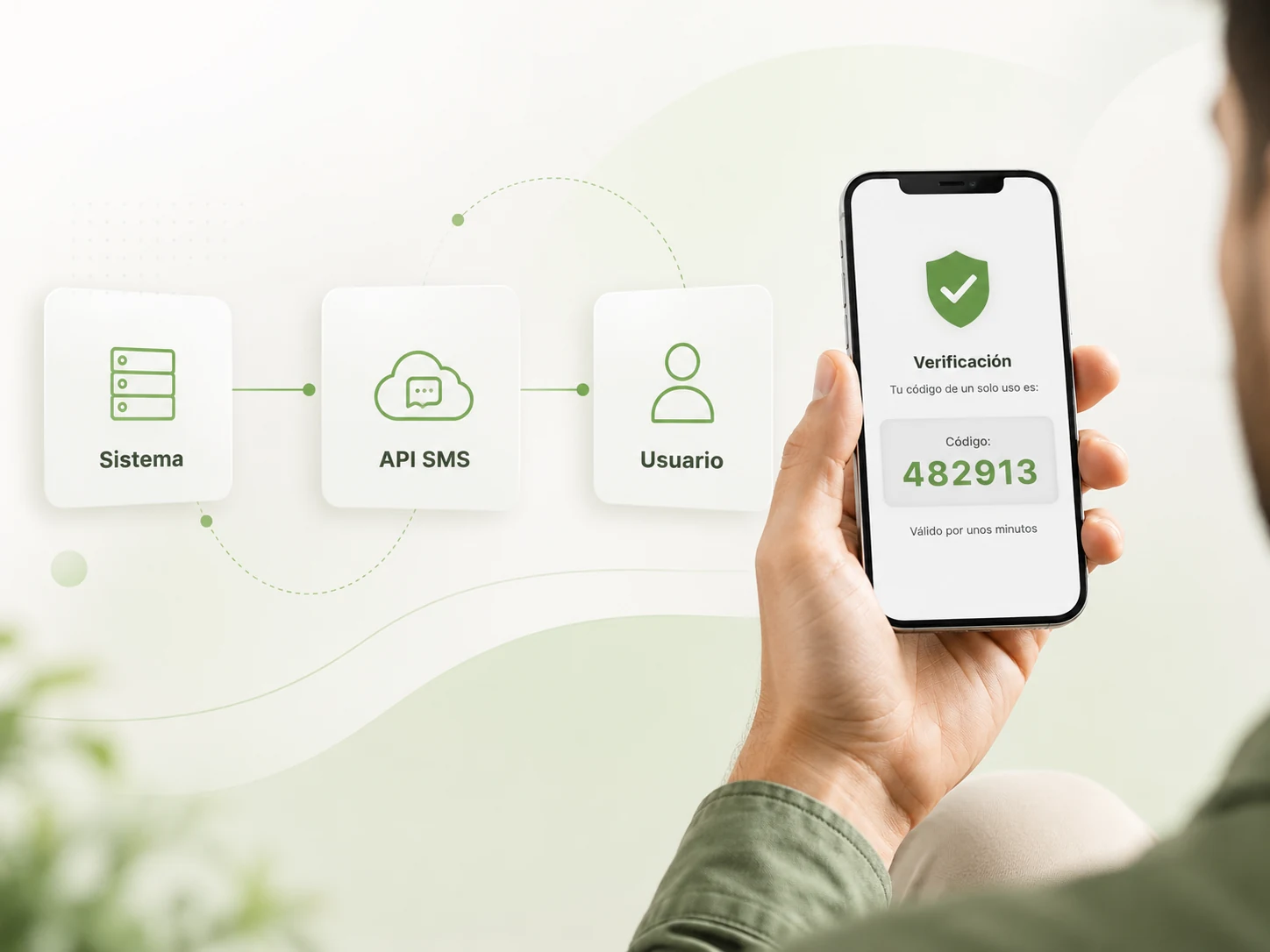 API SMS OTP para autenticación de usuarios