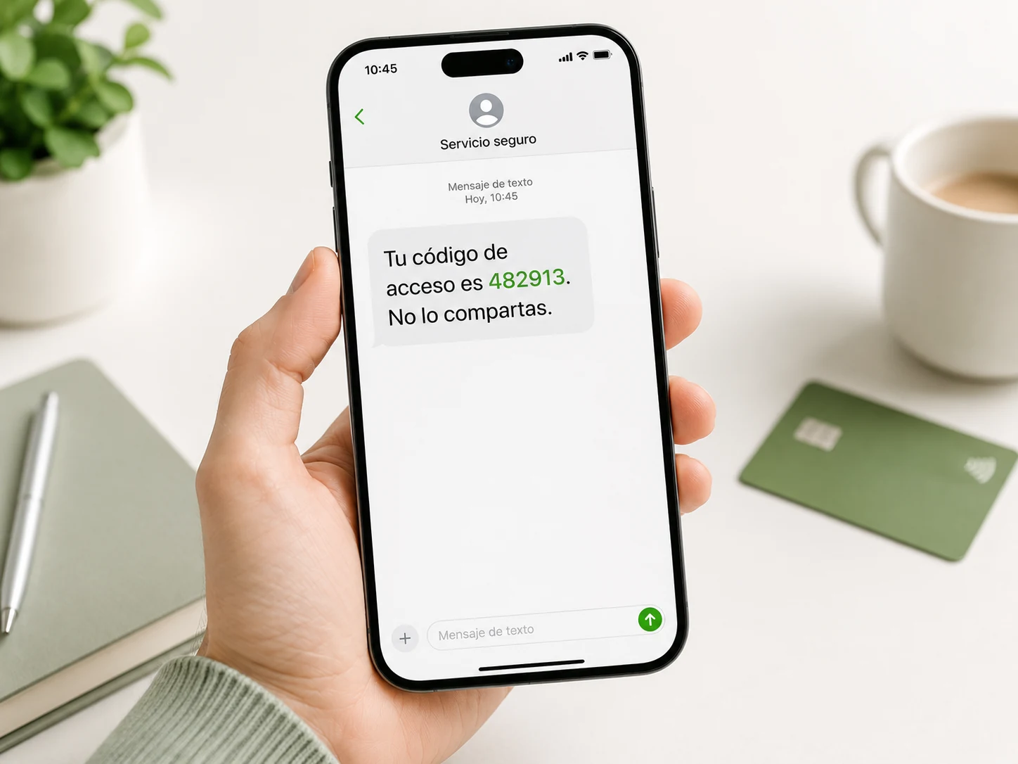 SMS para banca con códigos OTP y autenticación 2FA