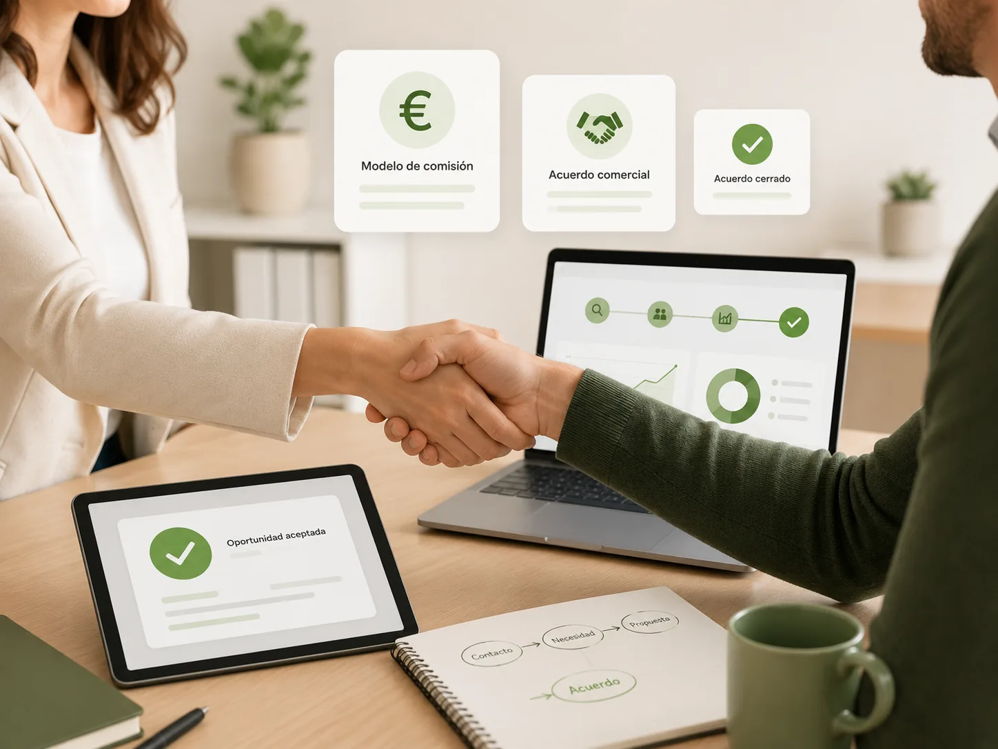 Revendedores SMS.es colaborando con clientes empresariales